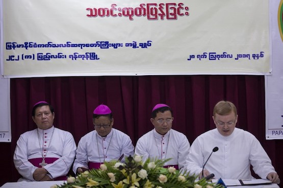 Mix of joy and concern in Myanmar over pope