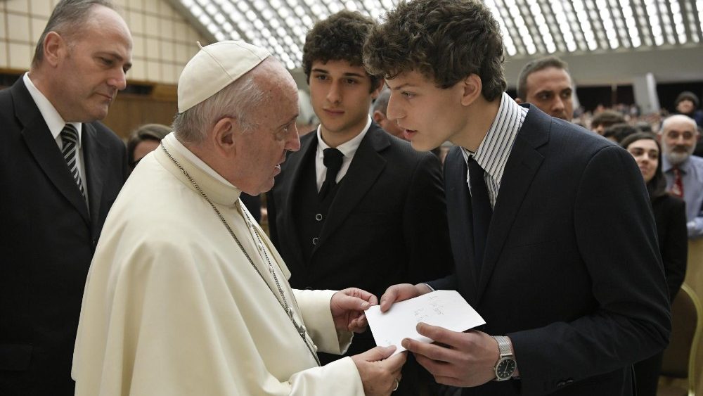 Pope to students: