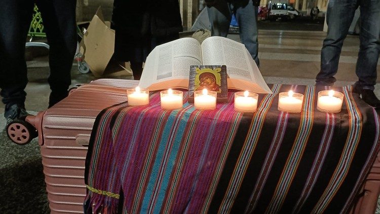 Word of God among the cardboard: Easter journey of the poor at St. Peter